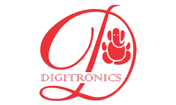 An image representing the Digitronics client logo on the Home page by Technotery, highlighting organizations that have partnered with Technotery.