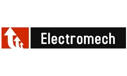 An image representing the Electromech client logo on the Home page by Technotery, highlighting organizations that have partnered with Technotery.