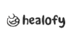 An image representing the Healofy client logo on the Home page by Technotery, highlighting organizations that have partnered with Technotery.
