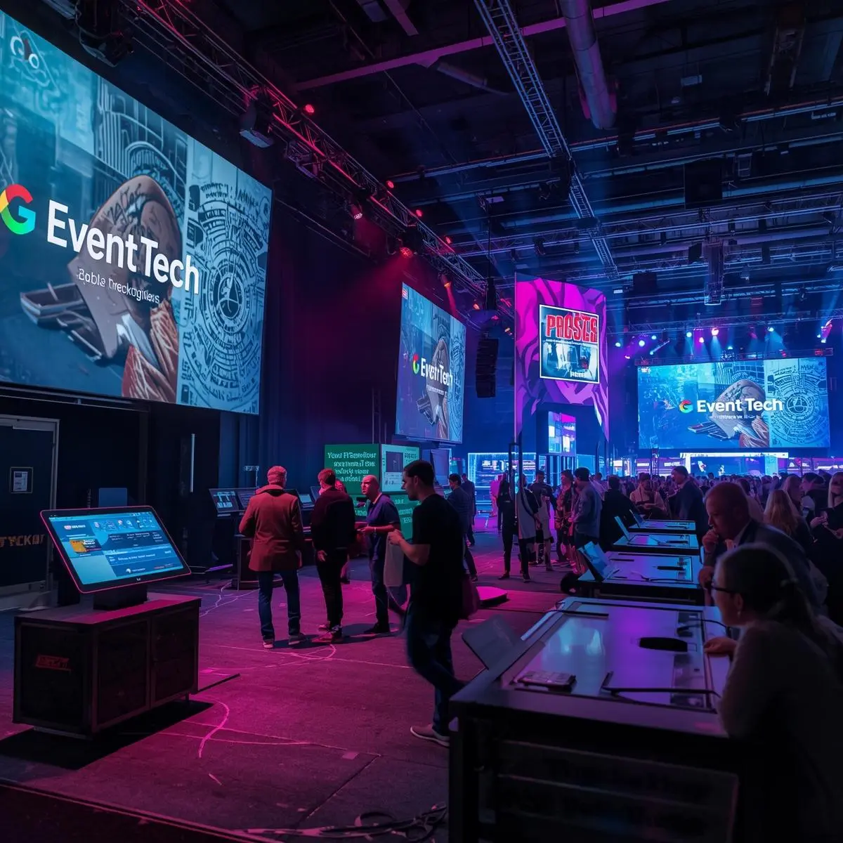 An image representing the first EventTech industry showcase visual on the Home page by Technotery, highlighting EventTech software solutions by Technotery.