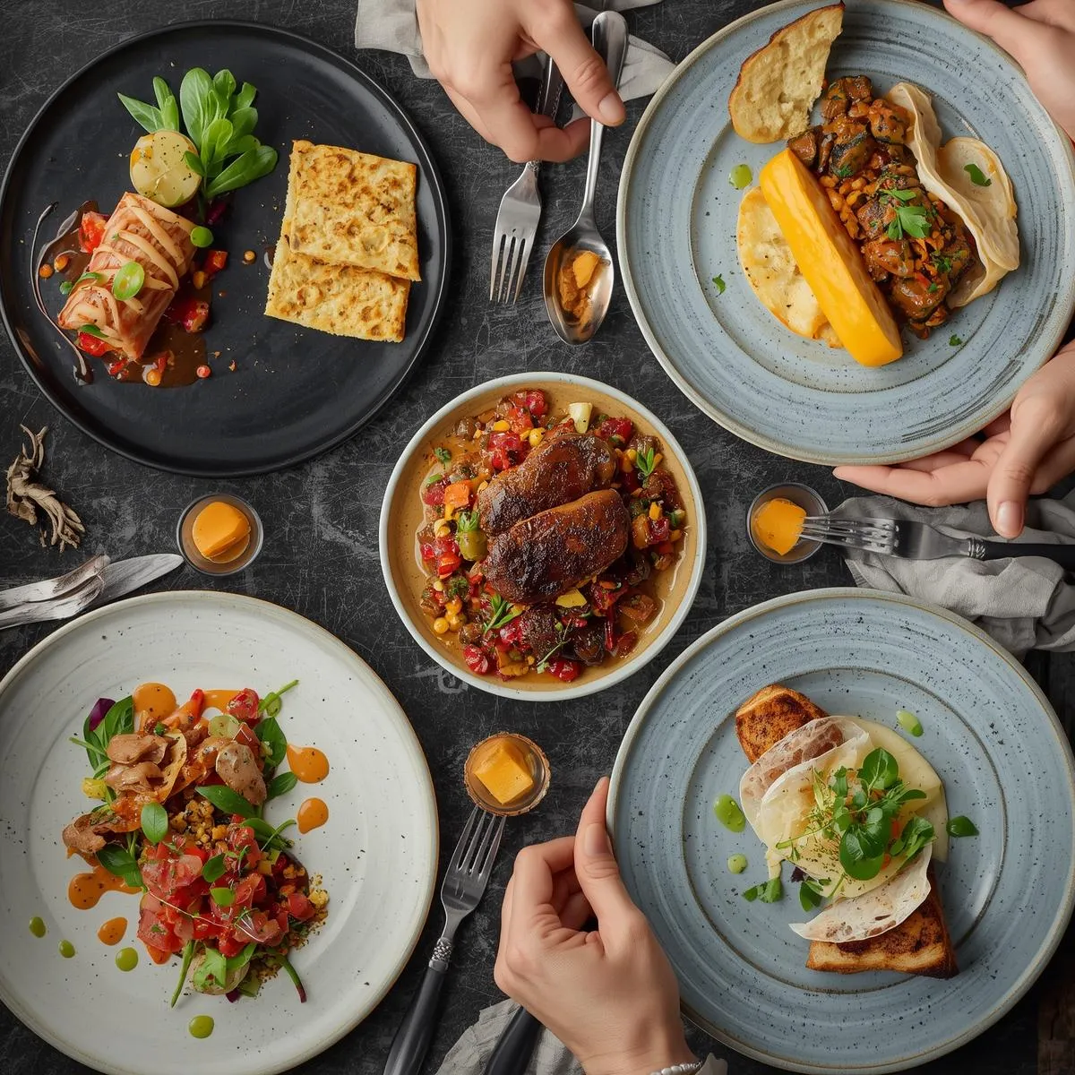 An image representing the first food and hospitality industry showcase visual on the Home page by Technotery, highlighting food and hospitality software solutions by Technotery.