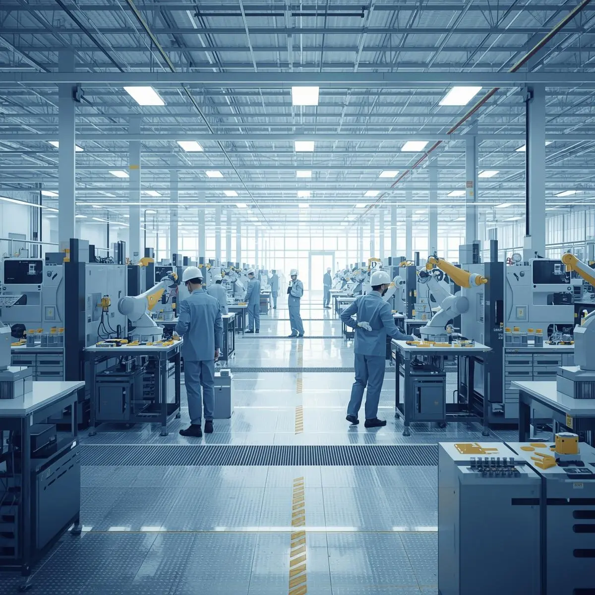 An image representing the first manufacturing industry showcase visual on the Home page by Technotery, highlighting manufacturing software solutions by Technotery.