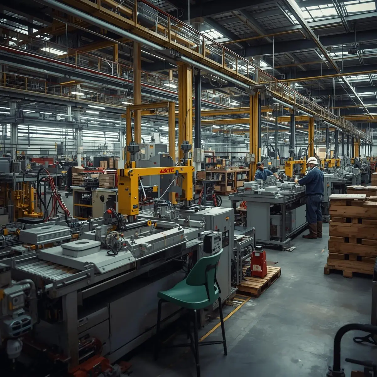 An image representing the second manufacturing industry showcase visual on the Home page by Technotery, highlighting manufacturing software solutions by Technotery.