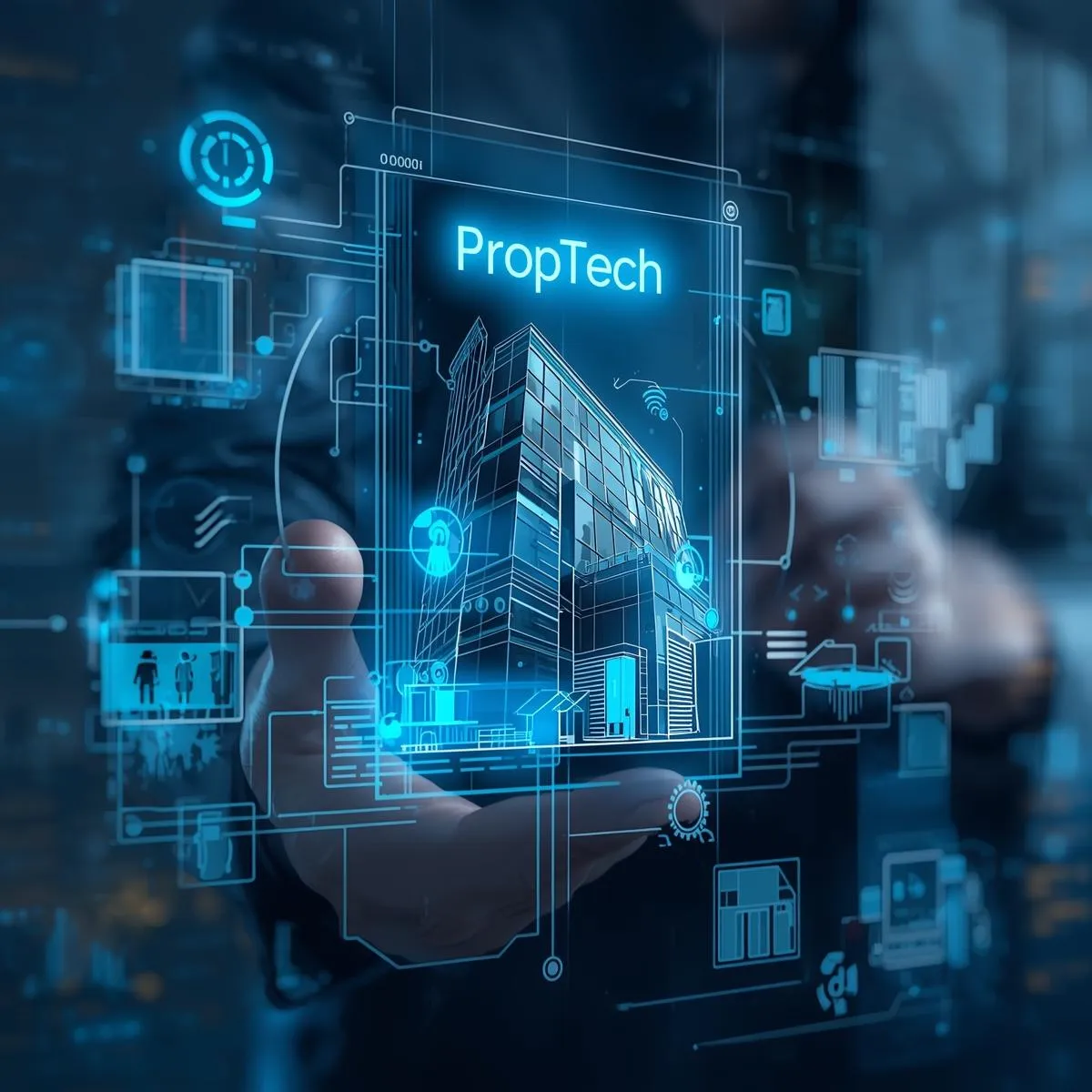 An image representing the first PropTech industry showcase visual on the Home page by Technotery, highlighting PropTech software solutions by Technotery.