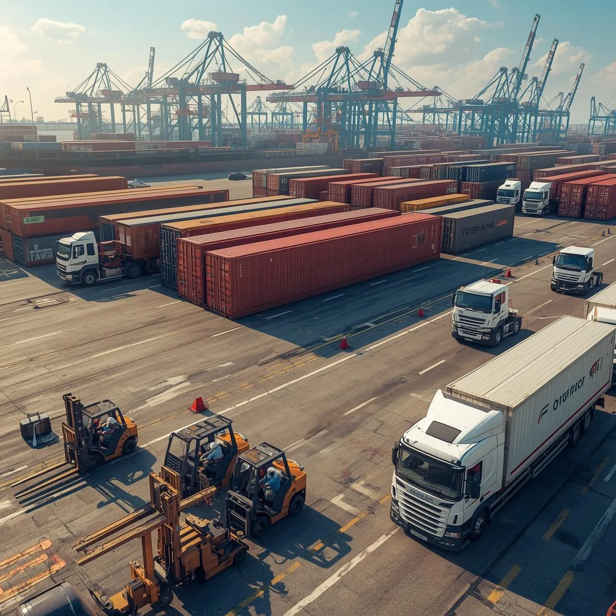 An image representing the first shipping and logistics industry showcase visual on the Home page by Technotery, highlighting shipping and logistics software solutions by Technotery.