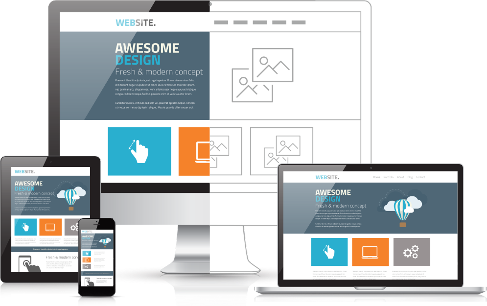 An image representing interface screens created for the ERP and HR Software case study by Technotery.